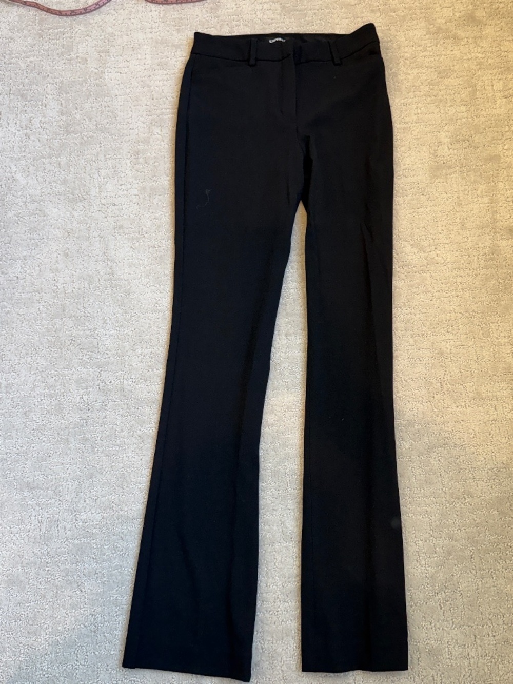 Express Columnist Barely Boot High Rise, Size 6L, Black